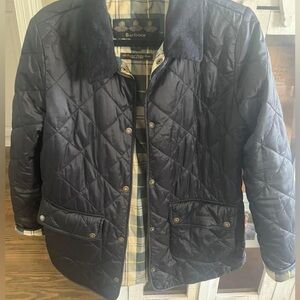 Women’s black Barbour jacket size 8